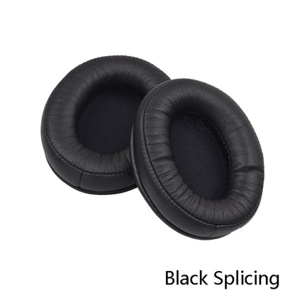 2 PCS Headset Sponge Cover Ear Pad Leather Case For Kingston Cloud Silver II, Colour: Black Splicing - Earmuff & Pad by buy2fix | Online Shopping UK | buy2fix