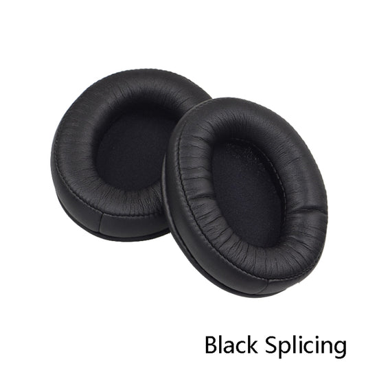 2 PCS Headset Sponge Cover Ear Pad Leather Case For Kingston Cloud Silver II, Colour: Black Splicing - Earmuff & Pad by buy2fix | Online Shopping UK | buy2fix