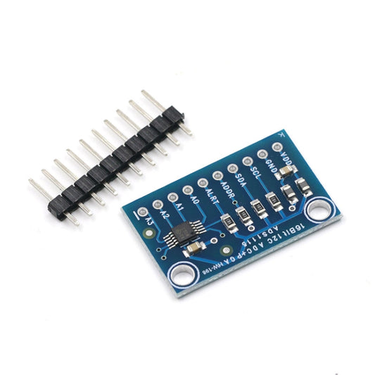 CJMCU-ADS1115 16-Bit Precision Analog-To-Digital Converter AdC 4-Channel Development Board Module - Arduino Nucleo Accessories by buy2fix | Online Shopping UK | buy2fix