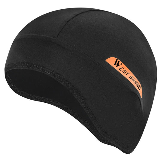 West Biking YP0201294 Summer Ice Silk Hat Riding Windproof Hood Breathable And Quick-Drying Helmet Lining Cap, Size: Free Size(Black) by WEST BIKING