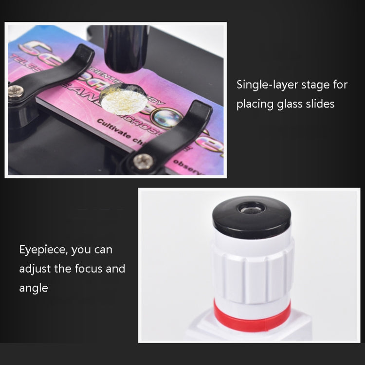 Students Scientific Experimental Equipment Biological Microscope, Style: C2156 With Phone Holder - Digital Microscope by buy2fix | Online Shopping UK | buy2fix