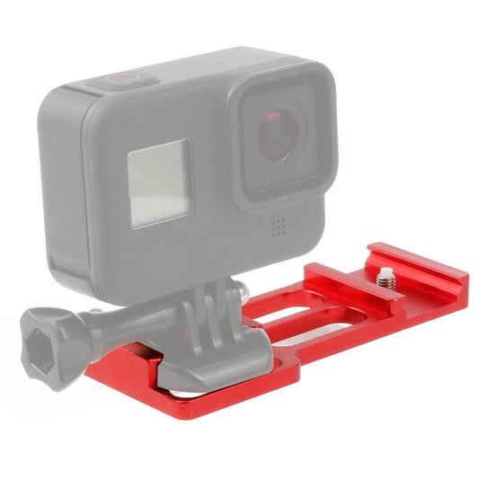 20mm Rail Side Mount for GoPro Hero11 Black / HERO10 Black /9 Black /8 Black /7 /6 /5 /5 Session /4 Session /4 /3+ /3 /2 /1, DJI Osmo Action and Other Action Cameras, Hunting Shot(Red) - Connection Mount by buy2fix | Online Shopping UK | buy2fix
