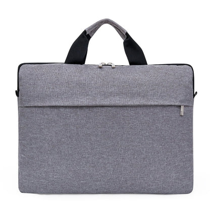 Portable Notebook Bag Multifunctional Waterproof and Wear-Resistant Single Shoulder Computer Bag, Size: 15 inch(Gray) by buy2fix
