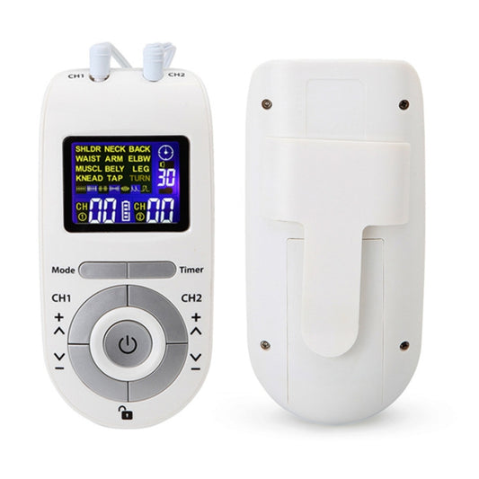 100B 12-mode Digital Meridian Physiotherapy Instrument Electronic Acupoint Pulse Acupuncture Massager, Specification: Battery Type(White) - Massage & Relaxation by buy2fix | Online Shopping UK | buy2fix
