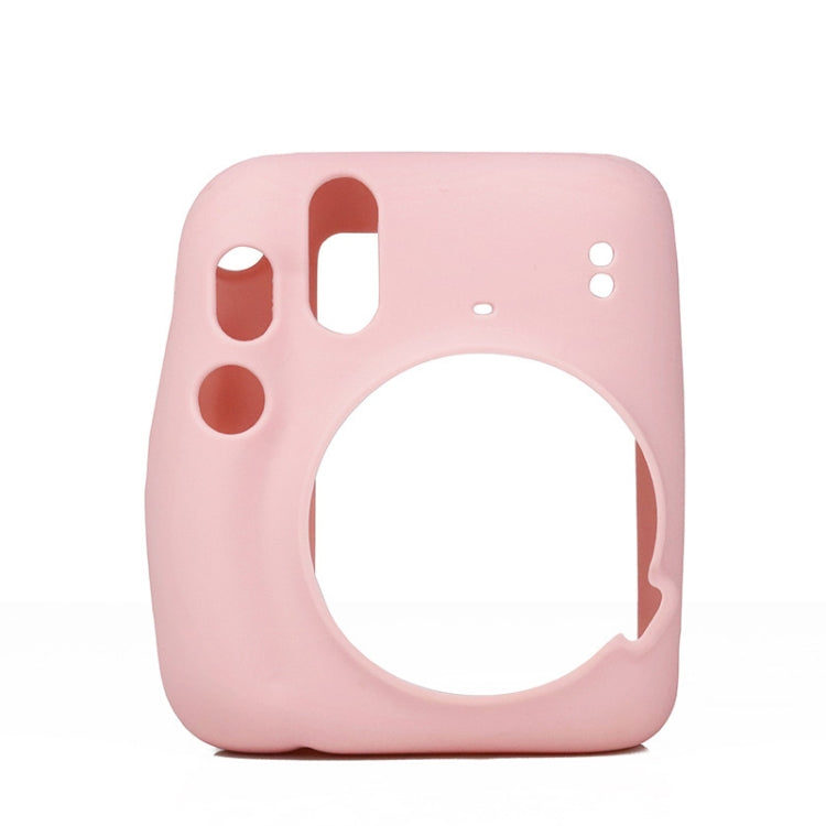 Camera Jelly Color Silicone Protective Cover For Fujifilm Instax mini 11(Pink) by buy2fix