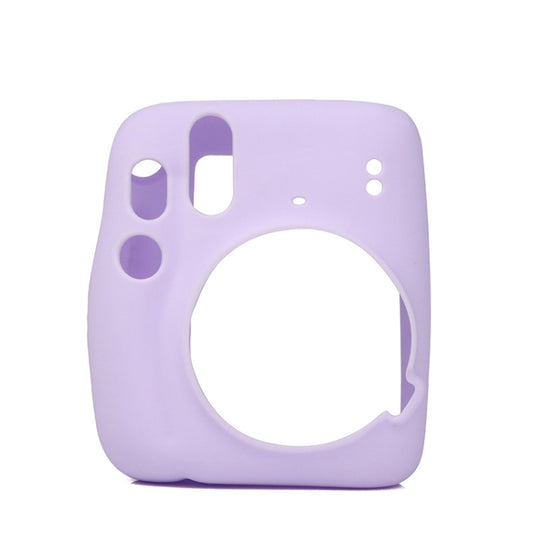 Camera Jelly Color Silicone Protective Cover For Fujifilm Instax mini 11(Purple) by buy2fix