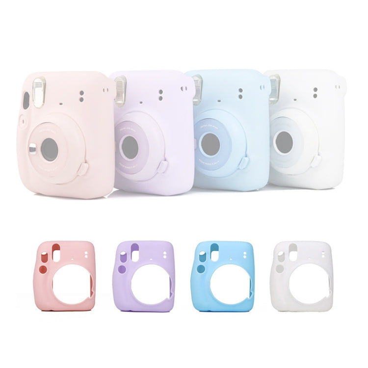 Camera Jelly Color Silicone Protective Cover For Fujifilm Instax mini 11(Pink) by buy2fix