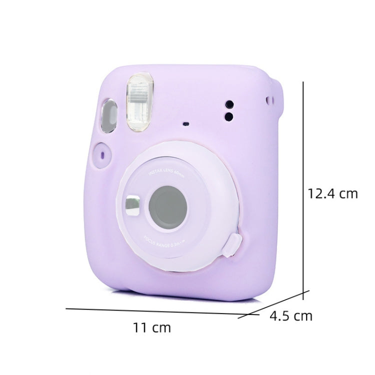 Camera Jelly Color Silicone Protective Cover For Fujifilm Instax mini 11(Pink) by buy2fix
