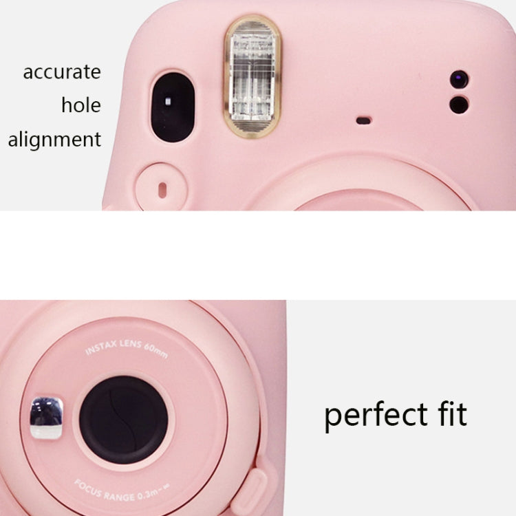 Camera Jelly Color Silicone Protective Cover For Fujifilm Instax mini 11(Pink) by buy2fix