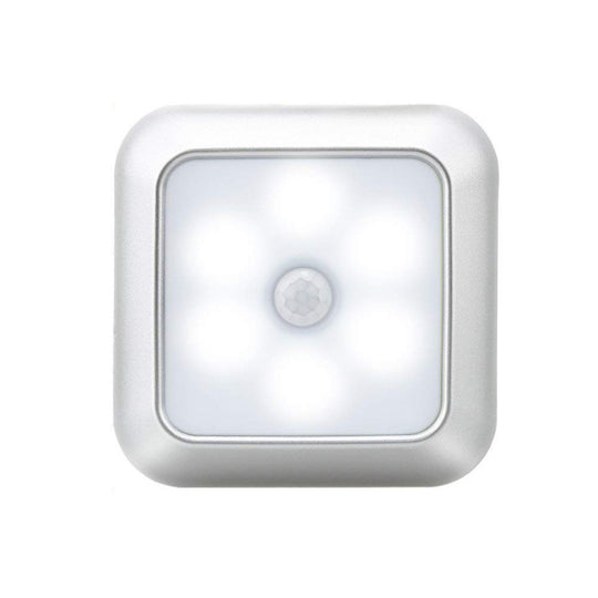 1143 Human Body Sensation Night Light Smart Home Sensing Lights, Light color: Silver White Light