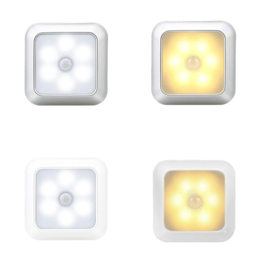 1143 Human Body Sensation Night Light Smart Home Sensing Lights, Light color: Silver Warm Light - Sensor LED Lights by buy2fix | Online Shopping UK | buy2fix