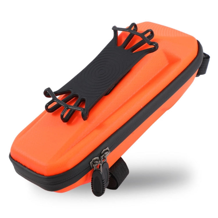 WEST BIKING YP0707263 Bicycle Outdoor Front Beam Bag EVA Hard Shell Phone Bag(Orange) by WEST BIKING