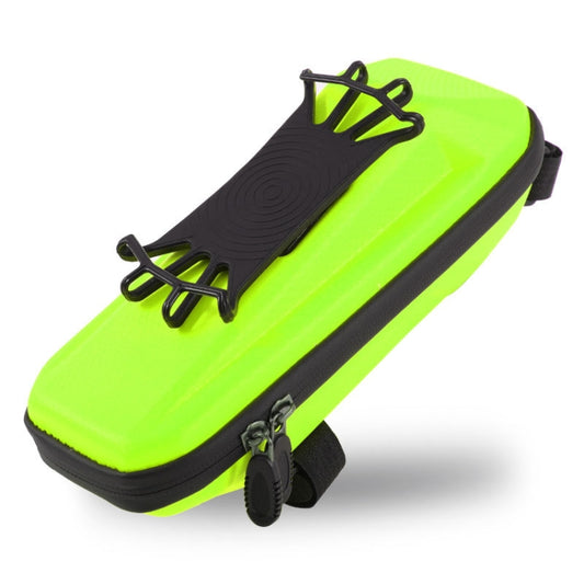 WEST BIKING YP0707263 Bicycle Outdoor Front Beam Bag EVA Hard Shell Phone Bag(Fluorescent yellow) by WEST BIKING