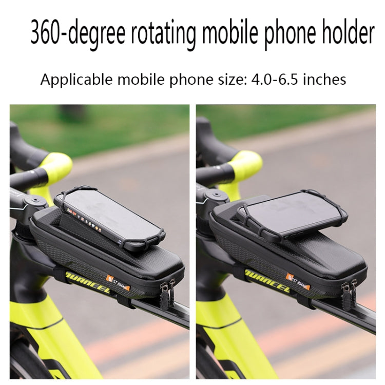WEST BIKING YP0707263 Bicycle Outdoor Front Beam Bag EVA Hard Shell Phone Bag(Gray) by WEST BIKING
