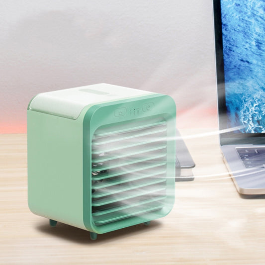 Desktop Humidification Spray USB Water-cooled Fan(Green) - Electric Fans by buy2fix | Online Shopping UK | buy2fix