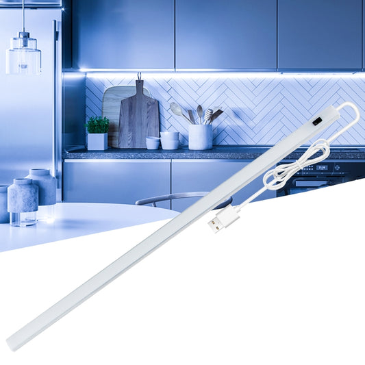 2 PCS 20cm LED Induction Cabinet Lamp USB Smart Sensing Light Strip(Whte) - Sensor LED Lights by buy2fix | Online Shopping UK | buy2fix