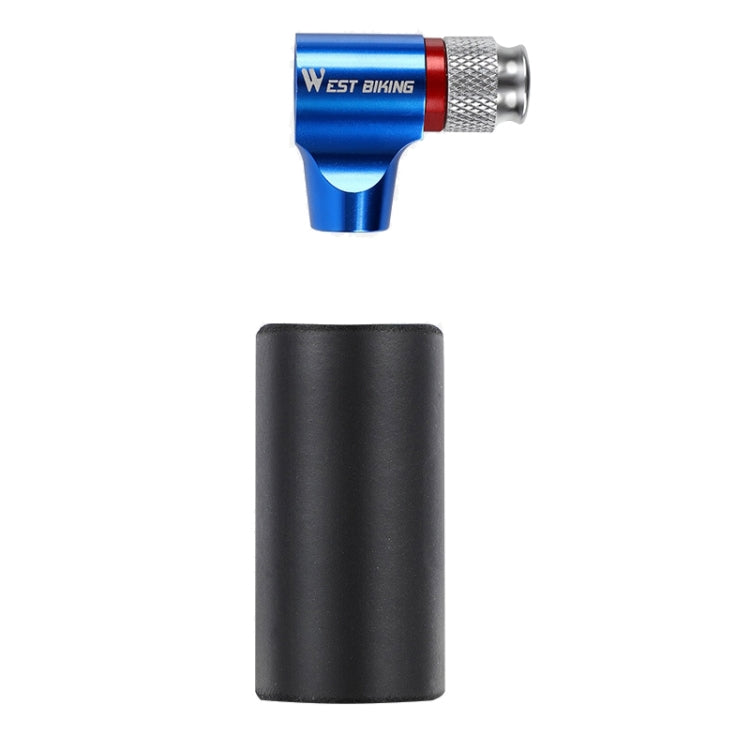 Bicycle CO2 Portable Mini Pump(Blue) by WEST BIKING