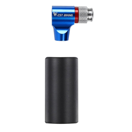 Bicycle CO2 Portable Mini Pump(Blue) by WEST BIKING