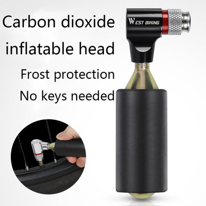 Bicycle CO2 Portable Mini Pump(Red) by WEST BIKING