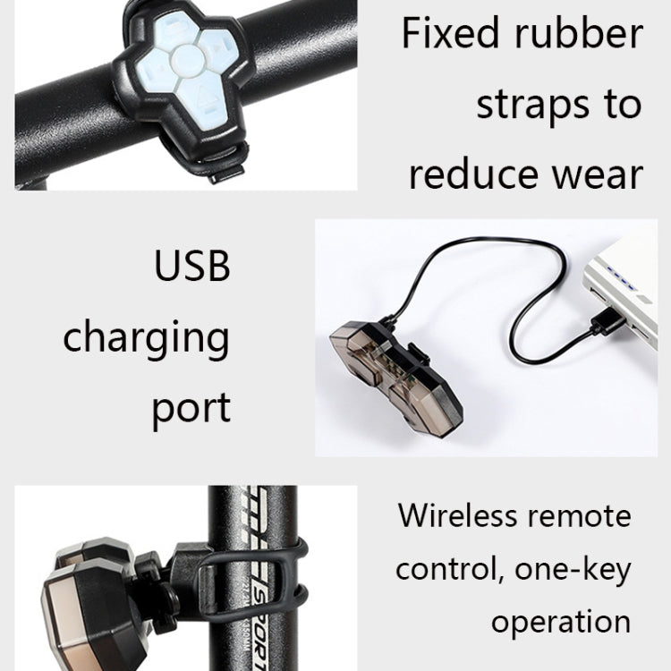 WEST BIKING YP0701299 Bicycle Remote Control Tail Light Night Riding Warning Light(Remote Taillight) by WEST BIKING