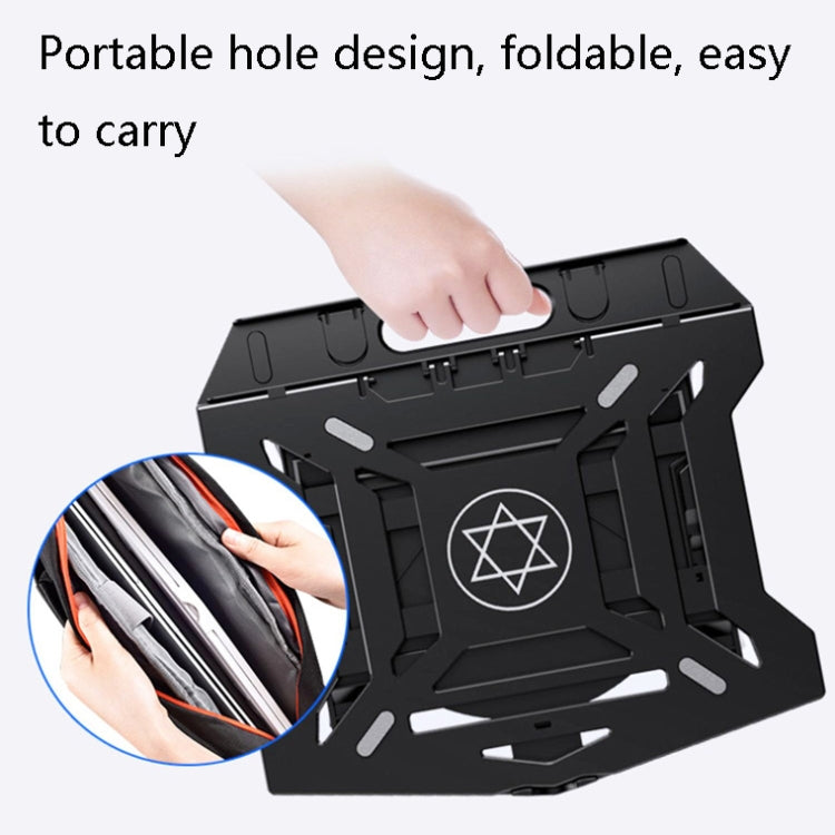 N31 Portable Laptop Bracket Liftable Computer Support Base, Colour: Black (Standard Version) - Laptop Stand by buy2fix | Online Shopping UK | buy2fix