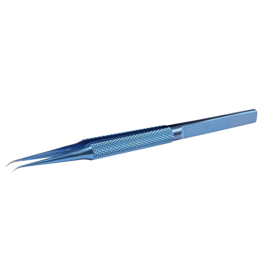 Kaisi Titanium Alloy Tweezers Repair Fingerprint Fly Line Phone Motherboard Precise Antimagnetic Electronics Tweezers(Curved BT-15)