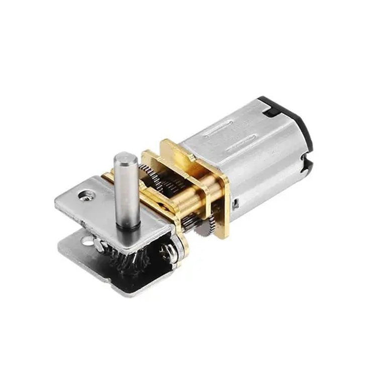 GW12N20 Worm Gear Low Speed Motor Ultra Mini Gear Power-Off Self-Locking Motor For Smart Car Robot(12V 200RPM) - Motor Module by buy2fix | Online Shopping UK | buy2fix