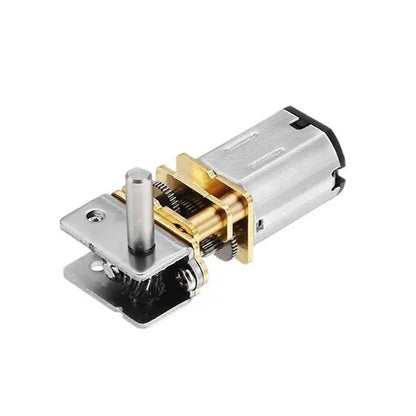 GW12N20 Worm Gear Low Speed Motor Ultra Mini Gear Power-Off Self-Locking Motor For Smart Car Robot(12V 200RPM) - Motor Module by buy2fix | Online Shopping UK | buy2fix