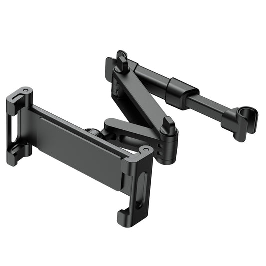 Car Seat Telescopic Bracket Car Rear Pillow Mobile Phone Bracket, Colour: 06 Upgrade Version Black by buy2fix