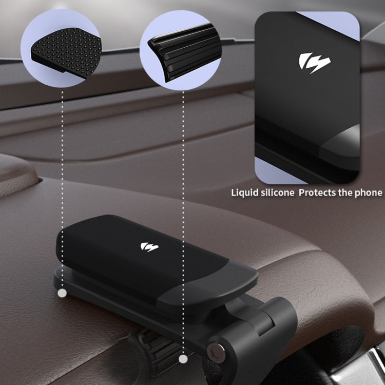 SUMITAP Magnetic HUD Car Mobile Phone Bracket Mini Compact Car Instrumentation Special Mute Stent(White) by buy2fix