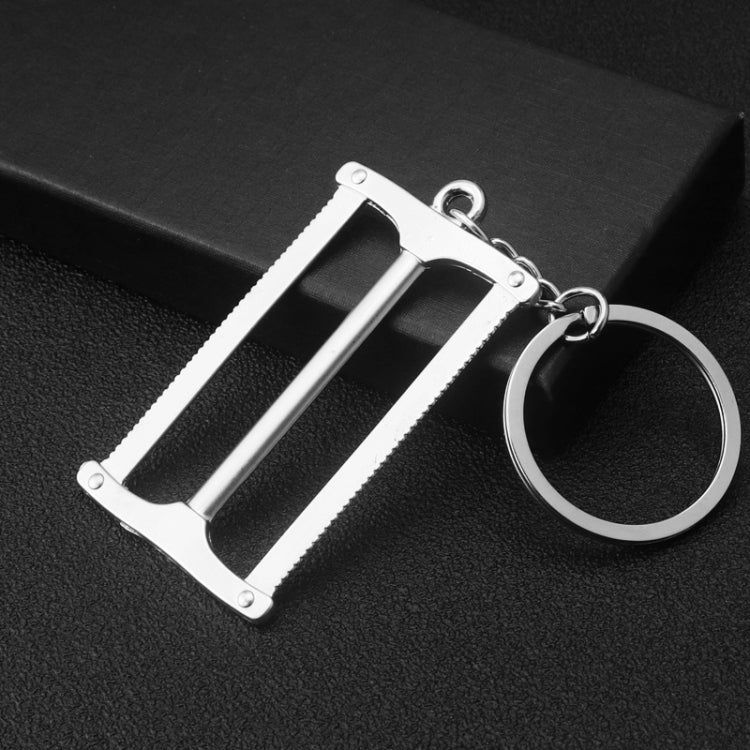 10 PCS Tool Metal Keychain Car Key Ring Pendant, Colour: H-405 Double Row Saw by buy2fix