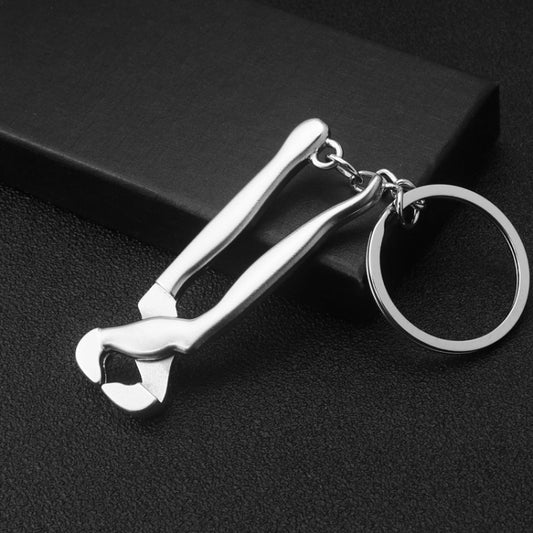 10 PCS Tool Metal Keychain Car Key Ring Pendant, Colour: H-399 Pliers by buy2fix