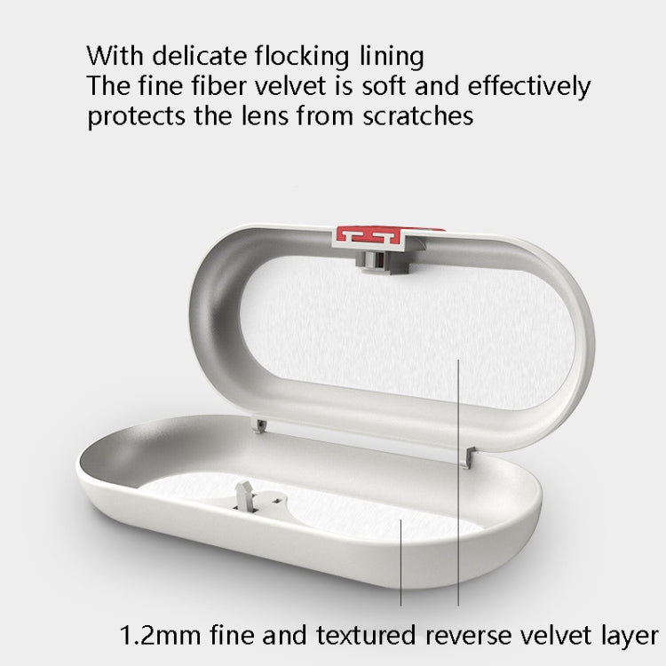 Car Glasses Case Multi-Function Automobile Inner Visor Storage Card(White) by buy2fix