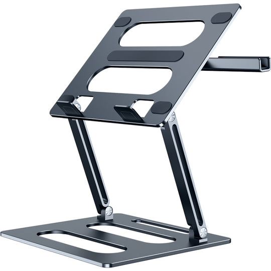 Oatsbasf Z08 Support pour ordinateur portable en métal Support d'augmentation de bureau réglable pour ordinateur portable (gris)
