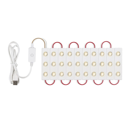 10 in 1 LED Mirror Front Lamp USB Touch Sensor Switch Makeup Live Broadcast Fill Light - Sensor LED Lights by buy2fix | Online Shopping UK | buy2fix