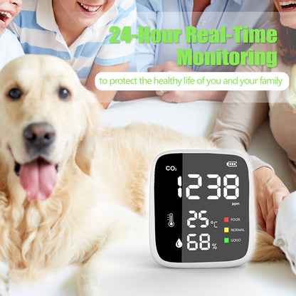 DM1308B Carbon Dioxide Detector Concentration Monitor with LED Display - Smoke Gas Detector by buy2fix | Online Shopping UK | buy2fix