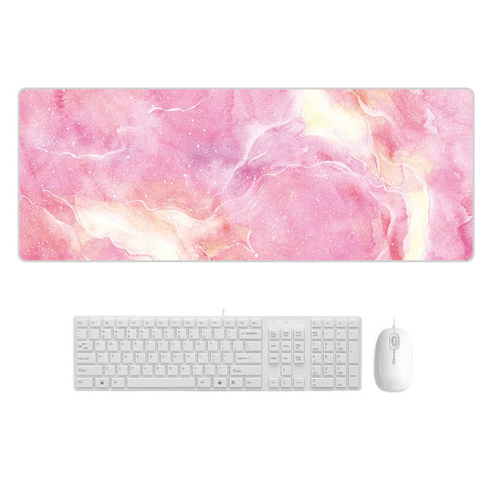300x800x2mm Marbling Wear-Resistant Rubber Mouse Pad(Fresh Girl Heart Marble)