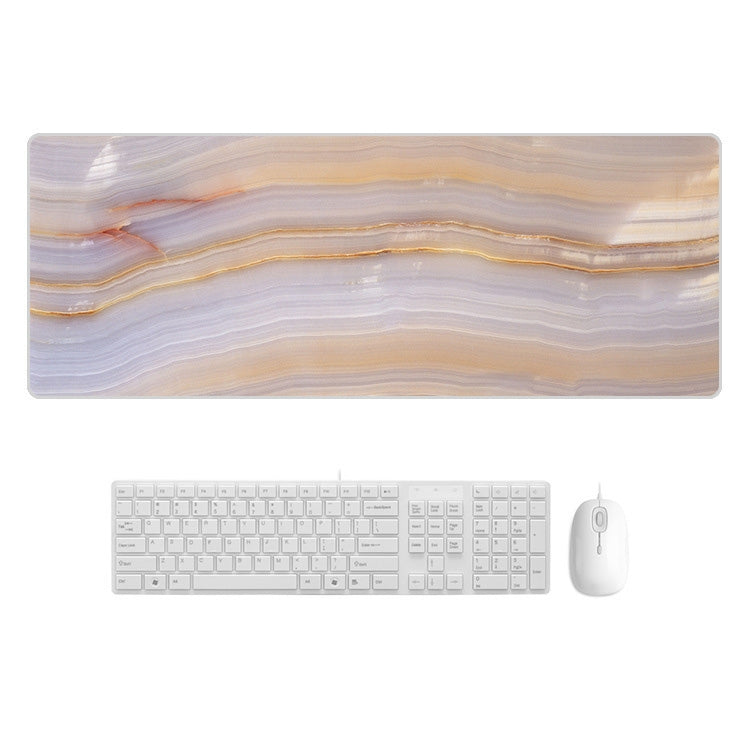 300x800x3mm Marbling Wear-Resistant Rubber Mouse Pad(Broken Marble) by buy2fix