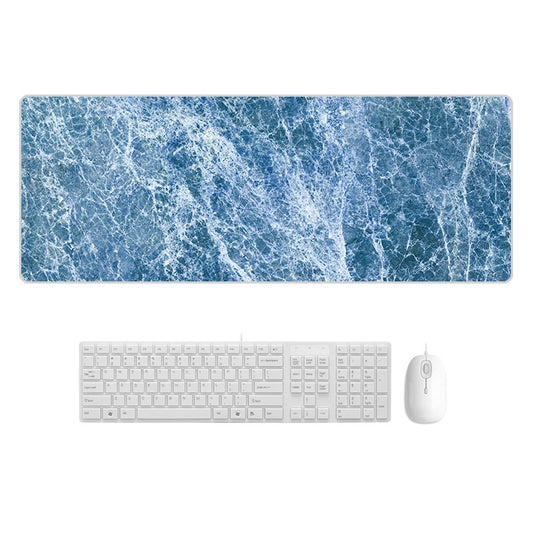 400x900x3mm Marbling Wear-Resistant Rubber Mouse Pad(Blue Marble) by buy2fix