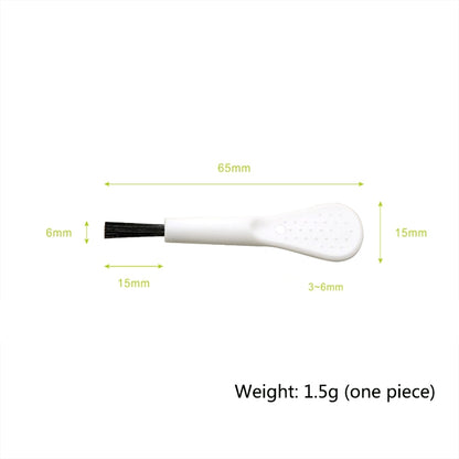 100 PCS ZX-008 Plastic Mini Brush Mobile Phone Screen Mosquito Killer Lamp Humidifier Keyboard Cleaning Brush(Black Handle Black Hair) by buy2fix