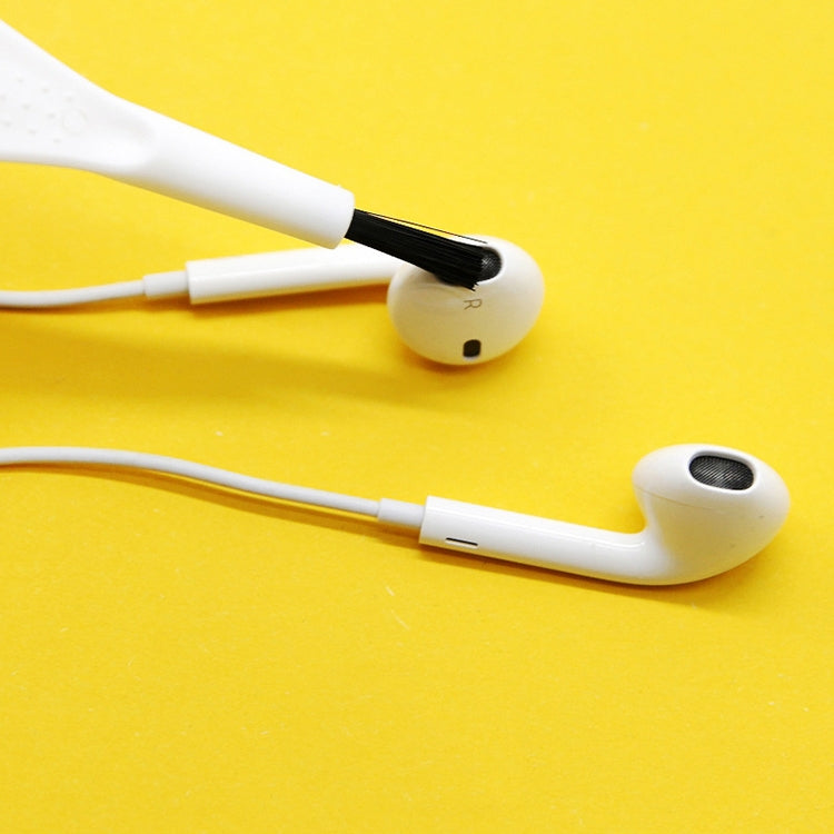 100 PCS ZX-008 Plastic Mini Brush Mobile Phone Screen Mosquito Killer Lamp Humidifier Keyboard Cleaning Brush(Black Handle Black Hair) by buy2fix