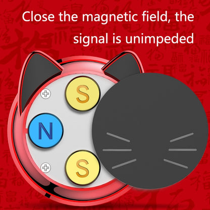 Multifunctional Magnetic Sticking Type Mobile Phone Car Holder(Black) by buy2fix