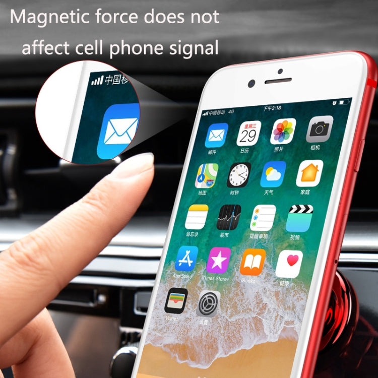Multifunctional Magnetic Sticking Type Mobile Phone Car Holder(Black) by buy2fix