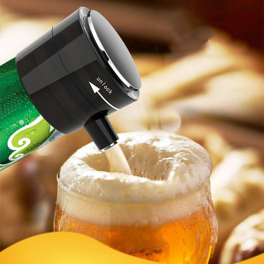 IDC002 Ultrasonic Electronic Waken Smart Beer Bubbler(Classic Black) - Gadgets by buy2fix | Online Shopping UK | buy2fix