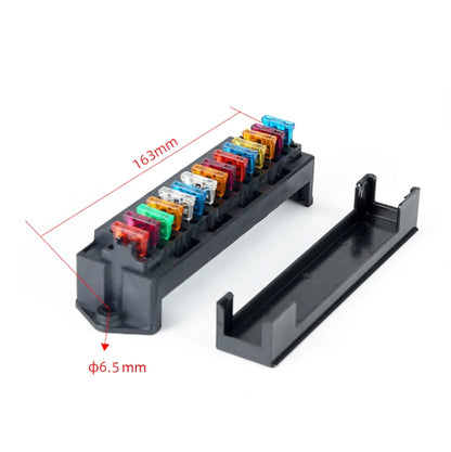 Modified Electric Car 15-Way Fuse Bottom Seat With Copper Terminal Insurance Plug-In Relay - Fuse by buy2fix | Online Shopping UK | buy2fix