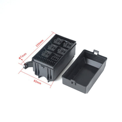 Car Modified 6-Way Insurance Box Total Control Plastic Shell Junction Box - Fuse by buy2fix | Online Shopping UK | buy2fix