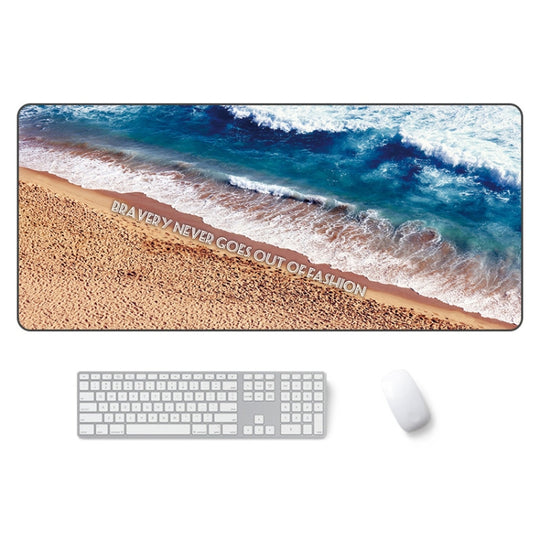 Tapis de souris en caoutchouc AM-DM01, 300x800x3mm, protège le poignet, antidérapant, pour bureau, étude (14)