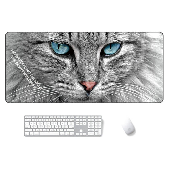 Tapis de souris en caoutchouc AM-DM01, 300x800x3mm, protège le poignet, antidérapant, pour bureau, étude (31)