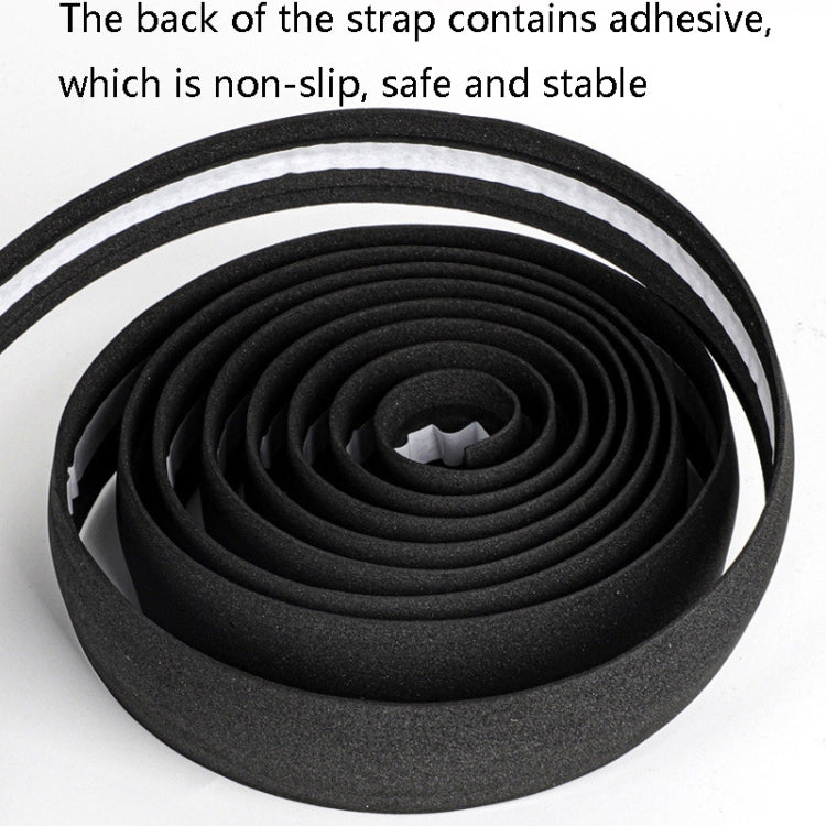 WEST BIKING YP1602782 Bicycle Bells With Supernouncing EVA Back Rubber Band Bell Combination Set(Red Tape + Black Bell) by WEST BIKING