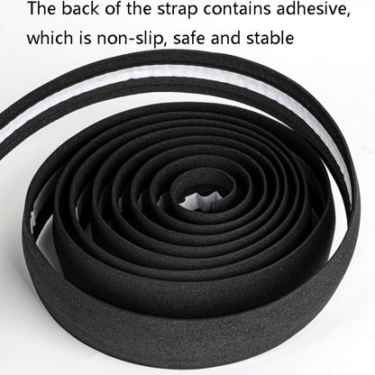 WEST BIKING YP1602782 Bicycle Bells With Supernouncing EVA Back Rubber Band Bell Combination Set(Red Tape + Black Bell) by WEST BIKING